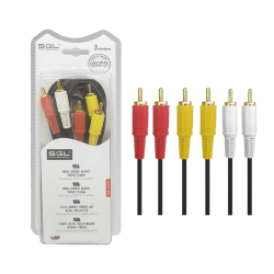 Kαλώδιο RCA - 306A - 3xRCA male/3xRCA male - 3m - 096100 Kαλώδιο RCA - 306A - 3xRCA male/3xRCA male - 3m - 096100
