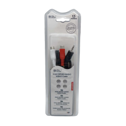Καλώδιο ήχου - 1528C - Jack 3.5mm male/2xRCA female - 1.5m - 096209 Καλώδιο ήχου - 1528C - Jack 3.5mm male/2xRCA female - 1.5m - 096209