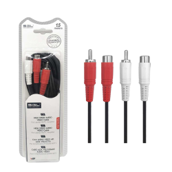 Καλώδιο σήματος RCA - 1546 - 2xRCA m-f/2xRCA m-f - 1.5m - 096223 Καλώδιο σήματος RCA - 1546 - 2xRCA m-f/2xRCA m-f - 1.5m - 096223