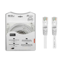 Καλώδιο δικτύου Ethernet - Πλακέ - A8P8C - 20m - 096452 Καλώδιο δικτύου Ethernet - Πλακέ - A8P8C - 20m - 096452