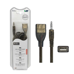 Αντάπτορας καλώδιο - 16S01 - USB A female/Jack 3.5mm male - 3m - 097855 Αντάπτορας καλώδιο - 16S01 - USB A female/Jack 3.5mm male - 3m - 097855