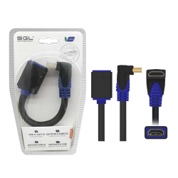 Αντάπτορας καλώδιο HDMI γωνιακό 90° - A1592FC-02 - Male/Female - 098043 Αντάπτορας καλώδιο HDMI γωνιακό 90° - A1592FC-02 - Male/Female - 098043