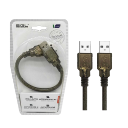 Αντάπτορας καλώδιο USB 2.0 - AA-01 - USB-A male/male - 20cm - 098135 Αντάπτορας καλώδιο USB 2.0 - AA-01 - USB-A male/male - 20cm - 098135