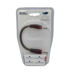 Αντάπτορας ήχου - 412-01 - Jack 3.5mm male/male - 20cm - 098142 Αντάπτορας ήχου - 412-01 - Jack 3.5mm male/male - 20cm - 098142