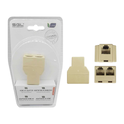Διακλαδωτής τηλεφωνικης γραμμής - Splitter - 2Way - 1770-1 - 098579 Διακλαδωτής τηλεφωνικης γραμμής - Splitter - 2Way - 1770-1 - 098579