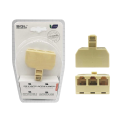 Διακλαδωτής γραμμής δικτύου - Ethernet Splitter - 3Way - 1772-1 - 098616 Διακλαδωτής γραμμής δικτύου - Ethernet Splitter - 3Way - 1772-1 - 098616