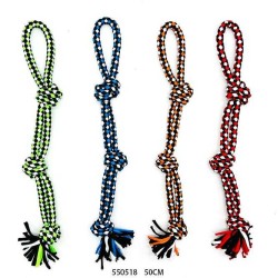 Παιχνίδι σκύλου σχοινί με κόμπους - 50cm - 12pcs - 550518 Παιχνίδι σκύλου σχοινί με κόμπους - 50cm - 12pcs - 550518