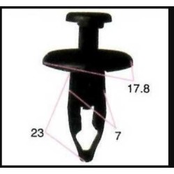 Σετ συνδετήρες αυτοκινήτου - 1286 - 20pcs - 119230