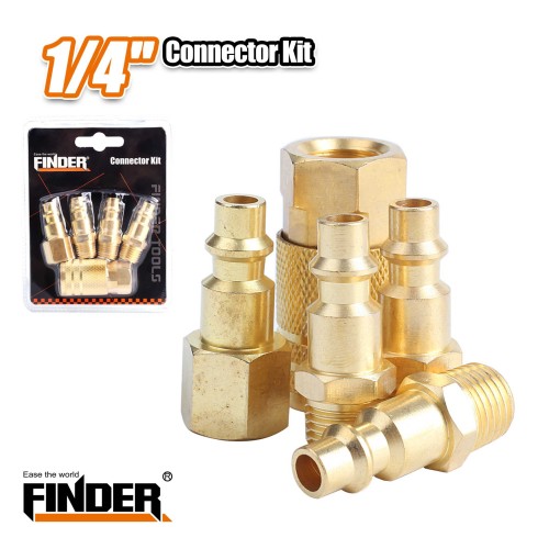 Σετ ταχυσύνδεσμοι για αεροσυμπιεστή - FXZ-002 - 5pcs - Finder - 194108 Σετ ταχυσύνδεσμοι για αεροσυμπιεστή - FXZ-002 - 5pcs - Finder - 194108