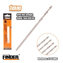 Τρυπάνια σιδήρου - 4241 - 1mm - 4pcs - Finder - 195745