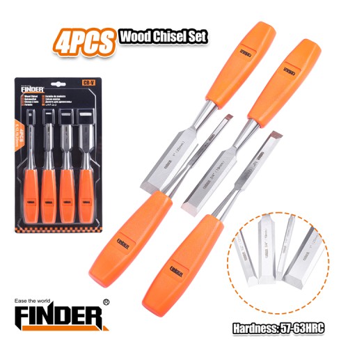Σετ σκαρπέλα ξύλου - 4pcs - Finder - 196039 Σετ σκαρπέλα ξύλου - 4pcs - Finder - 196039