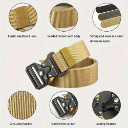 Ζώνη στρατιωτικού τύπου - Y2 - 270621 - Beige Ζώνη στρατιωτικού τύπου - Y2 - 270621 - Beige