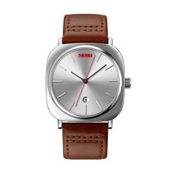 Αναλογικό ρολόι χειρός – Skmei - 9266 - Brown/Silver Αναλογικό ρολόι χειρός – Skmei - 9266 - Brown/Silver