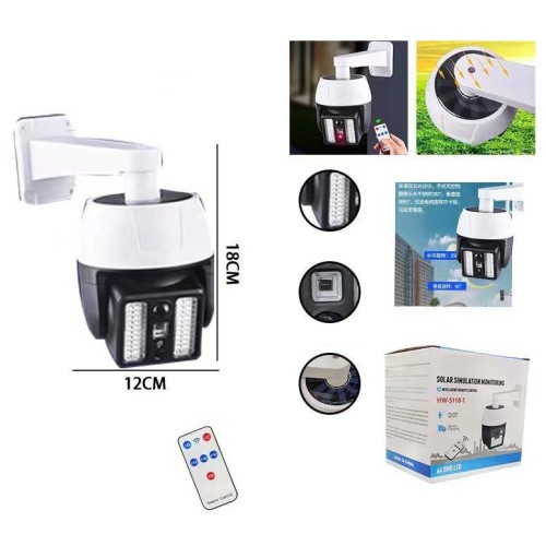 Ηλιακός προβολέας LED με αισθητήρα κίνησης & Dummy Camera - 5118-2 - 311827 Ηλιακός προβολέας LED με αισθητήρα κίνησης & Dummy Camera - 5118-2 - 311827