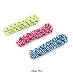 Παιχνίδι σκύλου σχοινί πλεκτό - 20cm - 12pcs - 550550 Παιχνίδι σκύλου σχοινί πλεκτό - 20cm - 12pcs - 550550