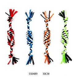 Παιχνίδι σκύλου σχοινί με κόμπους - 30cm - 12pcs - 550489 Παιχνίδι σκύλου σχοινί με κόμπους - 30cm - 12pcs - 550489