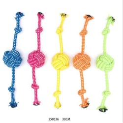 Παιχνίδι σκύλου σχοινί με μπάλα - 30cm - 12pcs - 550536 Παιχνίδι σκύλου σχοινί με μπάλα - 30cm - 12pcs - 550536