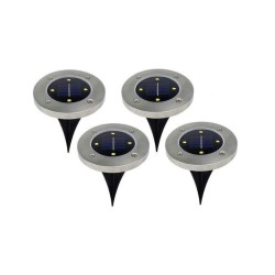 Ηλιακό φωτιστικό κήπου LED - Καρφωτό - 4pcs - 4LED/RGB - 431152 Ηλιακό φωτιστικό κήπου LED - Καρφωτό - 4pcs - 4LED/RGB - 431152