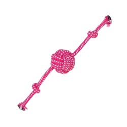 Παιχνίδι σκύλου σχοινί με μπάλα - 30cm - 12pcs - 550536 Παιχνίδι σκύλου σχοινί με μπάλα - 30cm - 12pcs - 550536