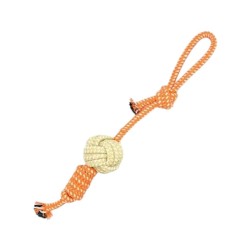 Παιχνίδι σκύλου σχοινί με μπάλα - 40cm - 12pcs - 550537 Παιχνίδι σκύλου σχοινί με μπάλα - 40cm - 12pcs - 550537