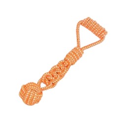 Παιχνίδι σκύλου σχοινί με μπάλα - 38cm - 12pcs - 550544 Παιχνίδι σκύλου σχοινί με μπάλα - 38cm - 12pcs - 550544