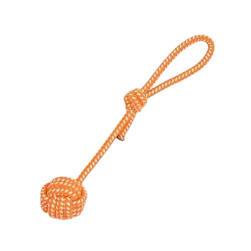 Παιχνίδι σκύλου σχοινί με μπάλα - 40cm - 12pcs - 550548 Παιχνίδι σκύλου σχοινί με μπάλα - 40cm - 12pcs - 550548