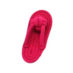 Παιχνίδι σκύλου παντοφλάκι από σχοινί - 16.5x7cm - 12pcs - 550562 Παιχνίδι σκύλου παντοφλάκι από σχοινί - 16.5x7cm - 12pcs - 550562