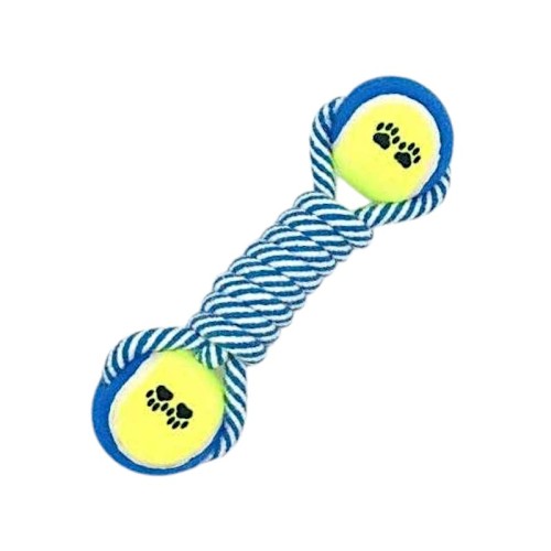 Παιχνίδι σκύλου σχοινί με μπάλες - 23cm - 12pcs - 550567 Παιχνίδι σκύλου σχοινί με μπάλες - 23cm - 12pcs - 550567