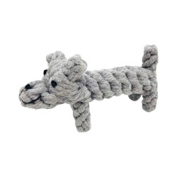 Παιχνίδι σκύλου ζωάκι από σχοινί - 15cm - 550607 Παιχνίδι σκύλου ζωάκι από σχοινί - 15cm - 550607