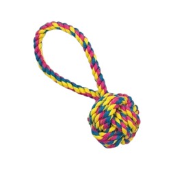 Παιχνίδι σκύλου σχοινί με μπάλα - 20cm - 12pcs - 550629 Παιχνίδι σκύλου σχοινί με μπάλα - 20cm - 12pcs - 550629