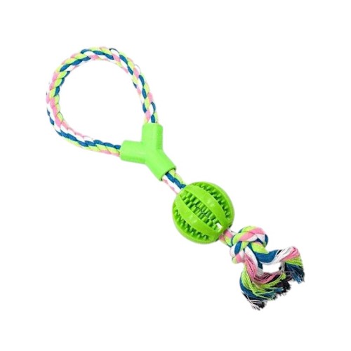 Παιχνίδι σκύλου σχοινί με μπάλα - 38cm - 12pcs - 550636 Παιχνίδι σκύλου σχοινί με μπάλα - 38cm - 12pcs - 550636