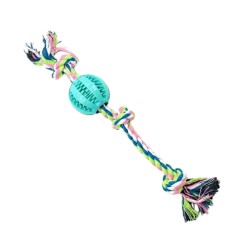 Παιχνίδι σκύλου σχοινί με μπάλα - 40cm - 12pcs - 550637 Παιχνίδι σκύλου σχοινί με μπάλα - 40cm - 12pcs - 550637