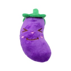 Λούτρινο παιχνίδι σκύλου μελιτζάνα - 14x7cm - 12pcs - 550648 Λούτρινο παιχνίδι σκύλου μελιτζάνα - 14x7cm - 12pcs - 550648