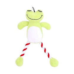 Λούτρινο παιχνίδι σκύλου ζωάκι με σχοινί - 35x20cm - 550683 Λούτρινο παιχνίδι σκύλου ζωάκι με σχοινί - 35x20cm - 550683