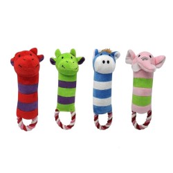 Λούτρινο παιχνίδι σκύλου ζωάκι με σχοινί - 24x7cm - 550735 Λούτρινο παιχνίδι σκύλου ζωάκι με σχοινί - 24x7cm - 550735