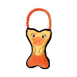 Λούτρινο παιχνίδι σκύλου κόκκαλο με σχοινί - 34x15cm - 550751 Λούτρινο παιχνίδι σκύλου κόκκαλο με σχοινί - 34x15cm - 550751