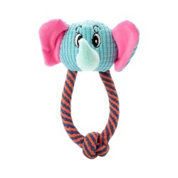 Λούτρινο παιχνίδι σκύλου ζωάκι με σχοινί - 21x13cm - 550757 Λούτρινο παιχνίδι σκύλου ζωάκι με σχοινί - 21x13cm - 550757