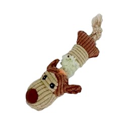 Λούτρινο παιχνίδι σκύλου ζωάκι με σχοινί - 24x7cm - 550760 Λούτρινο παιχνίδι σκύλου ζωάκι με σχοινί - 24x7cm - 550760