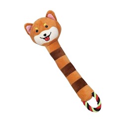 Λούτρινο παιχνίδι σκύλου ζωάκι με σχοινί - 38cm - 550833 Λούτρινο παιχνίδι σκύλου ζωάκι με σχοινί - 38cm - 550833