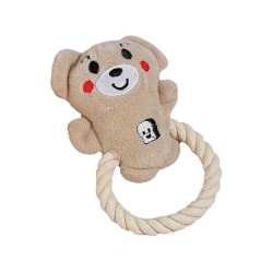 Λούτρινο παιχνίδι σκύλου ζωάκι με σχοινί - 15cm - 12pcs - 550837 Λούτρινο παιχνίδι σκύλου ζωάκι με σχοινί - 15cm - 12pcs - 550837