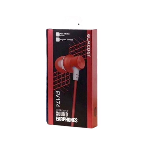 Ενσύρματα ακουστικά - EV-174 - 551212 - Red Ενσύρματα ακουστικά - EV-174 - 551212 - Red
