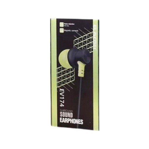 Ενσύρματα ακουστικά - EV-174 - 551212 - Green Ενσύρματα ακουστικά - EV-174 - 551212 - Green