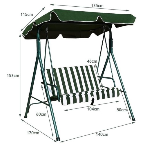 Κούνια κήπου 2θέσια - YB3106 - 585335