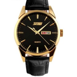Αναλογικό ρολόι χειρός – Skmei - 9073 - Black/Gold Αναλογικό ρολόι χειρός – Skmei - 9073 - Black/Gold