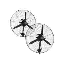 Επιτοίχιοι ανεμιστήρες με τηλεχειριστήριο σε σετ 2 τεμαχίων - 130W - 65cm - 676005