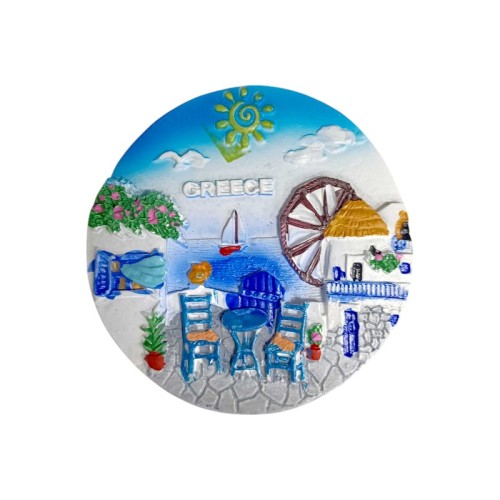Tουριστικό μαγνητάκι Souvenir - Σετ 12pcs - Resin Magnet - Greece - 678237 Tουριστικό μαγνητάκι Souvenir - Σετ 12pcs - Resin Magnet - Greece - 678237