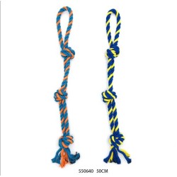 Παιχνίδι σκύλου σχοινί με κόμπους - 50cm - 12pcs - 550640 Παιχνίδι σκύλου σχοινί με κόμπους - 50cm - 12pcs - 550640