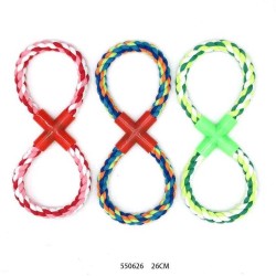 Παιχνίδι σκύλου σχοινί - 26cm - 12pcs - 550626 Παιχνίδι σκύλου σχοινί - 26cm - 12pcs - 550626