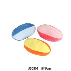 Λούτρινο παιχνίδι σκύλου μπάλα - 18x9cm - 12pcs - 550801