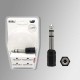 Αντάπτορας ήχου Jack 6.3mm σε 3.5mm - 1856-1 - 098920 Αντάπτορας ήχου Jack 6.3mm σε 3.5mm - 1856-1 - 098920